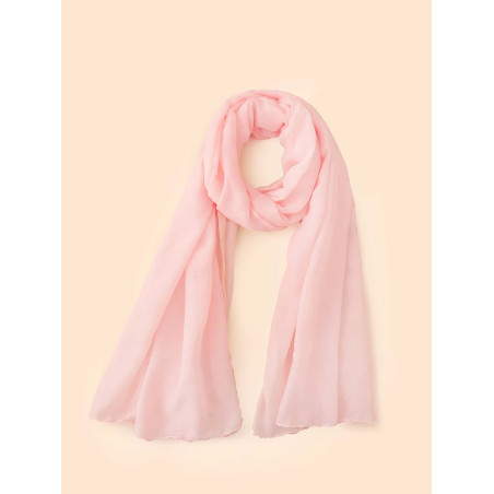 1 pièce Foulard long unicolore, simple et léger pour un usage quotidien pour l'extérieur et les voyages, bandana, bandeau pour cheveux, bandeau pour la tête idéal pour embellir votre look - 8556547