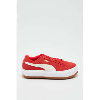 Sneakers en cuir Suede Mayu - Rouge - 02 - 32676392