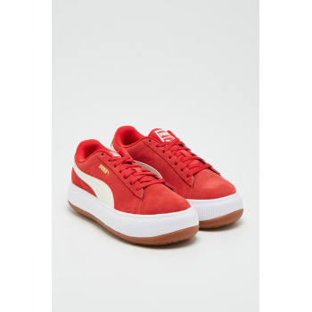 Sneakers en cuir Suede Mayu - Rouge - 02 - 32676392