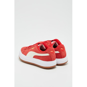 Sneakers en cuir Suede Mayu - Rouge - 02 - 32676392