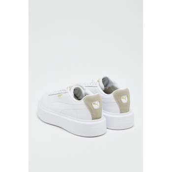 Sneakers plateformes en cuir Oslo Maja Clean S - Blanc - 02 - 32676396