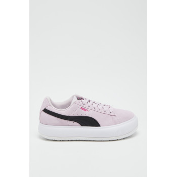 Sneakers plateformes en cuir Suede Mayu Ibn - Rose - 02 - 32676407