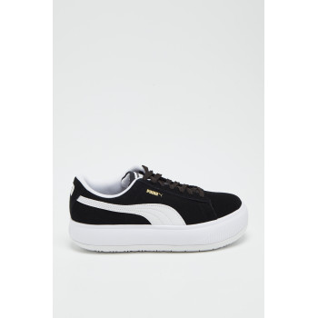 Sneakers en nubuck Suede Mayu - Noir et blanc - 02 - 32676478