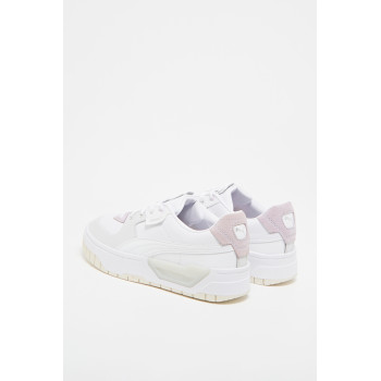 Sneakers plateformes en cuir Cali Dream - Blanc et gris - 02 - 32676479