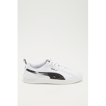 Sneakers plateformes en cuir Suede Bloc Brsh - Blanc - 02 - 32676436