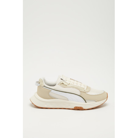 Sneakers en cuir Wild Rider Futurism - Beige - 02 - 32676441