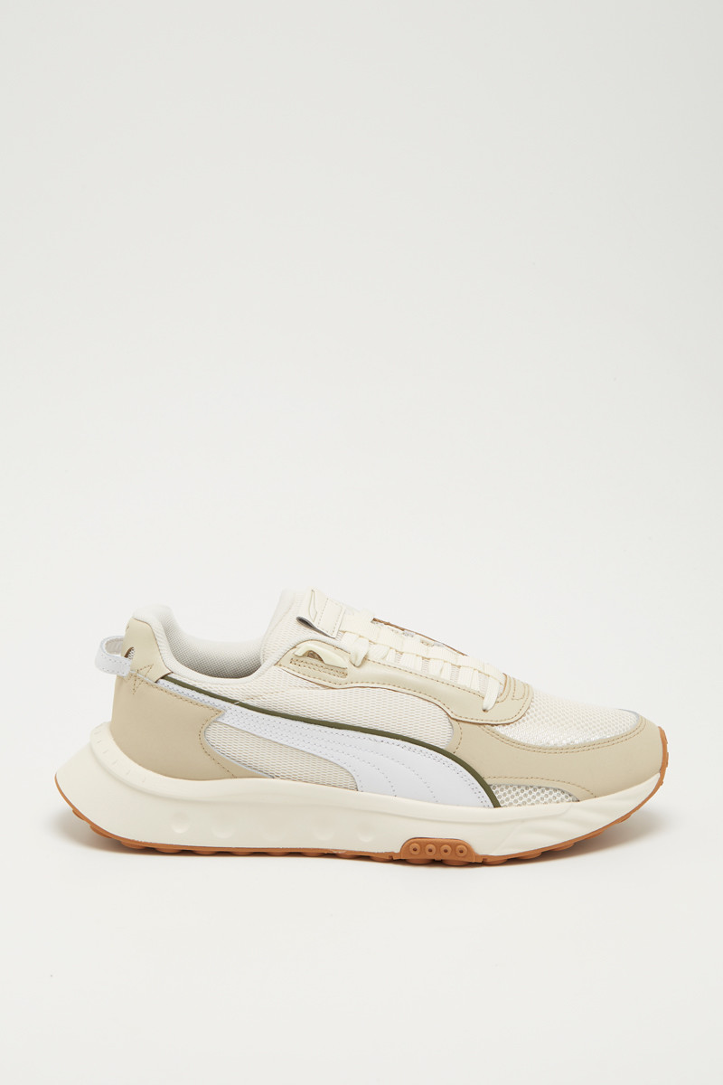 Sneakers en cuir Wild Rider Futurism - Beige - 02 - 32676441