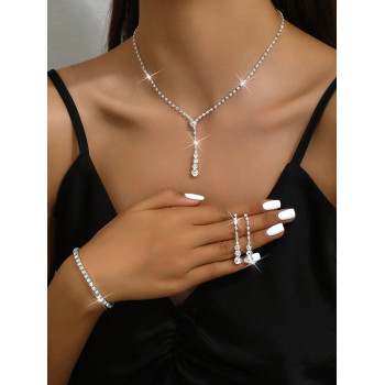 1 set De Femme Collier , Boucles D'oreilles Et Set De Bracelets - 24538497