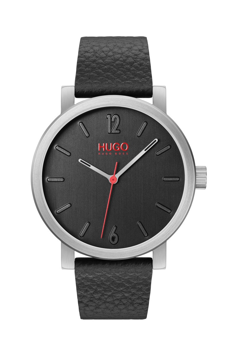 Montre à quartz en cuir -  Noir - 02 - 32633461