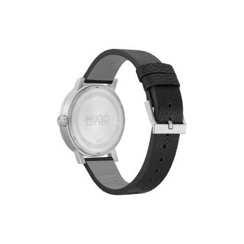 Montre à quartz en cuir -  Noir - 02 - 32633461