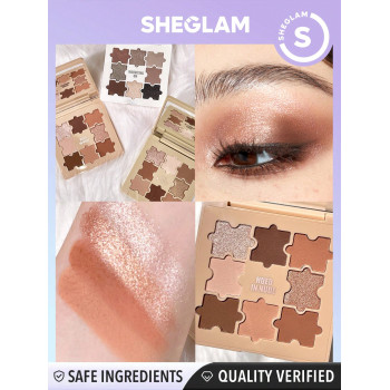 SHEGLAM Palette d'ombres à paupières Jazy Jigsaw-Hued in Nude - 22281845