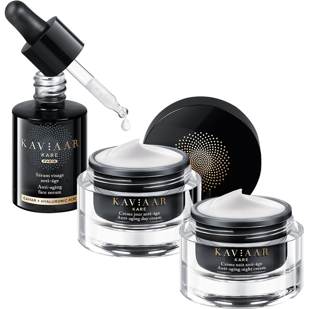 Routine anti-âge complète - Caviar & acide hyaluronique - Jour & nuit - Peaux matures - 3 soins - 03 - 26771320