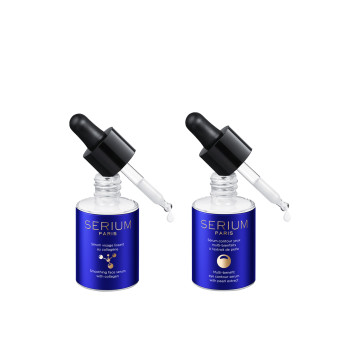 Duo de sérums lissants - Collagène & perle de Tahiti - Visage & yeux - 2 x 30 ml - 03 - 30110546