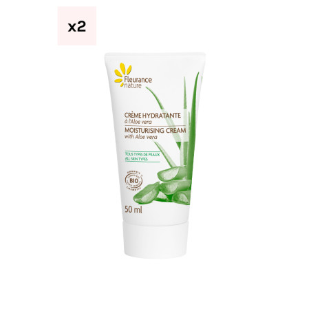 Crèmes hydratantes bio - Aloe vera - Visage - 2 x 50 ml	 - 03 - 32750624