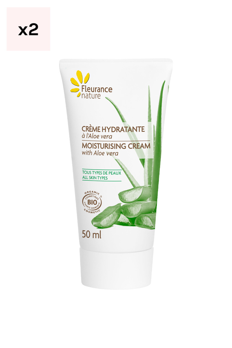 Crèmes hydratantes bio - Aloe vera - Visage - 2 x 50 ml	 - 03 - 32750624