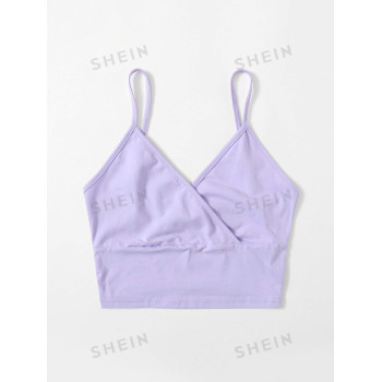 SHEIN EZwear Top cache-cœur unicolore - 2163312