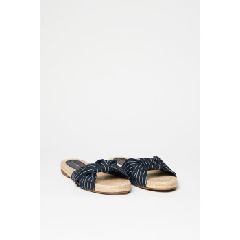 Mules - Bleu marine - 02 - 32790419