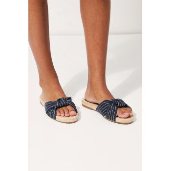 Mules - Bleu marine - 02 - 32790419