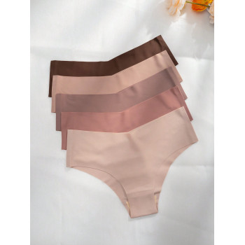 5 pièces Culotte Unicolore Simple Unicolore - 20422391