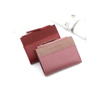 1 Pièce Portefeuille Court À Boucle Bi-pliante Multicouleur À La Mode Pour Femme, Sac De Collection De Cartes D'identité Multifonctions , Parfait Pour dir Le Compartiment À Billets, Un Bon Assistant Dans La Vie Quotidienne - 31301815