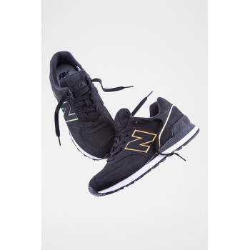 Sneakers en nubuck 574 - Noir - 02 - 32904743