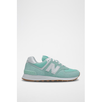 Sneakers en nubuck 574 - Vert - 02 - 32904748