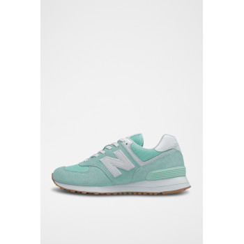 Sneakers en nubuck 574 - Vert - 02 - 32904748