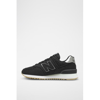 Sneakers en cuir 574 - Noir - 02 - 32904753