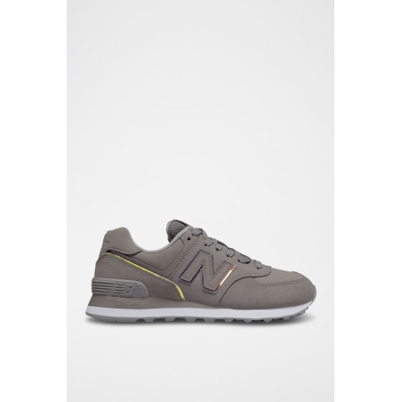 Sneakers en nubuck 574 - Gris - 02 - 32904763