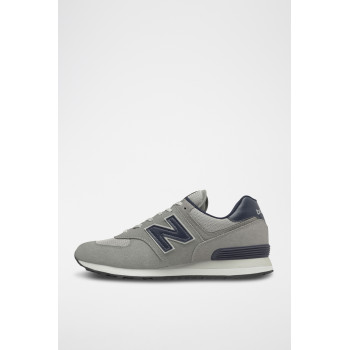 Sneakers en nubuck 574 - Gris - 02 - 32904754