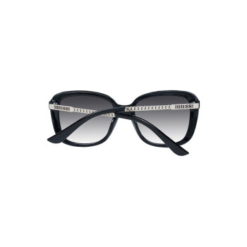 Lunettes de soleil femme - Catégorie 3 - Noir et argenté - Guess - 02 - 29738432