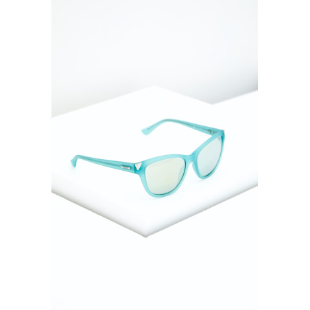 Lunettes de soleil femme - Verres effet miroir -  Catégorie 3 - Bleu - 02 - 32917678