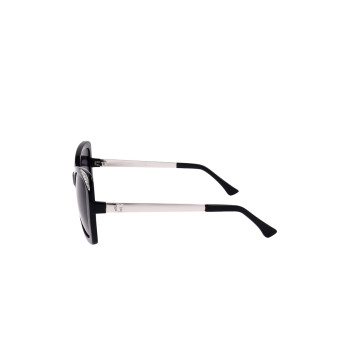 Lunettes de soleil femme - Catégorie 3 - Argenté et noir - 02 - 32916958