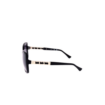 Lunettes de soleil femme - Catégorie 3 - Noir et doré - 02 - 32916959