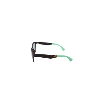 Lunettes de soleil femme - Verres effet miroir - Catégorie 2 - Marron et vert - 02 - 32916994