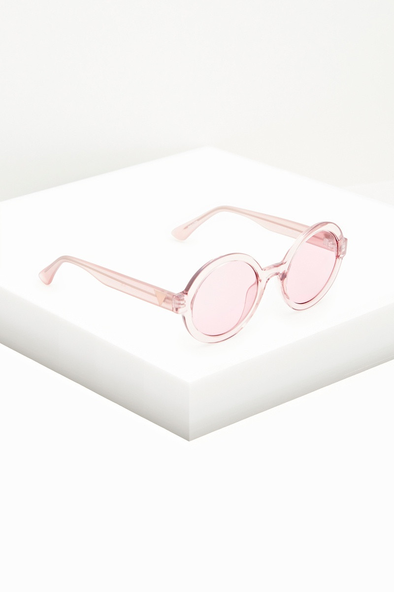 Lunettes de soleil femme - Catégorie 3 - Rose transparent - 02 - 32916995