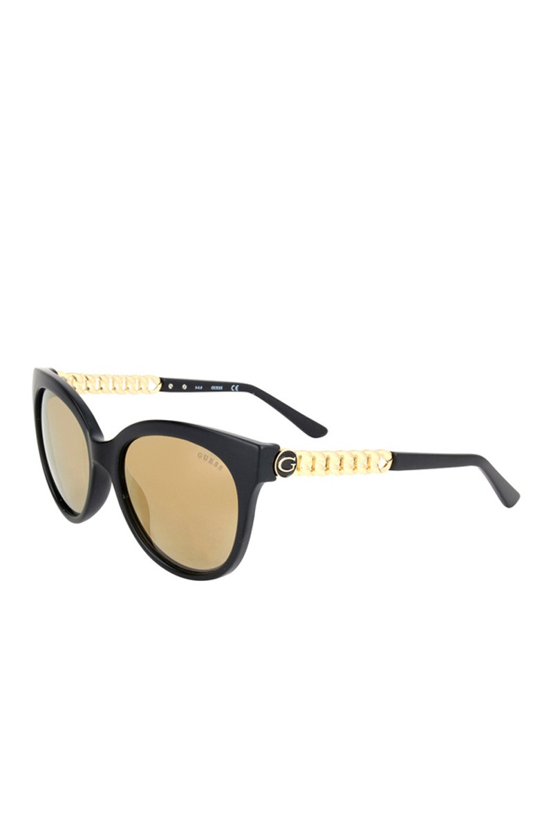 Lunettes de soleil femme - Catégorie 3 - Noir et doré - 02 - 32917017