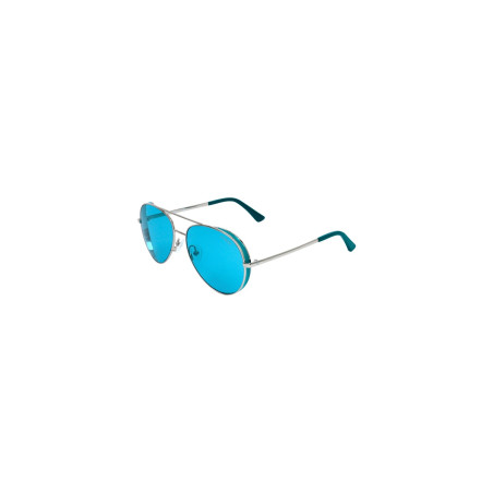 Lunettes de soleil femme - Catégorie 2 - Argenté et vert - 02 - 32917019