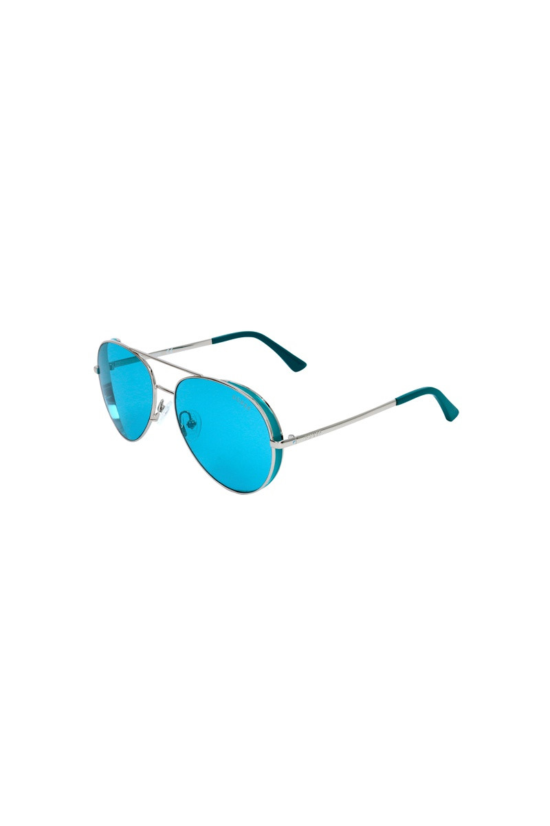 Lunettes de soleil femme - Catégorie 2 - Argenté et vert - 02 - 32917019