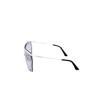 Lunettes de soleil femme - Catégorie 1 - Blanc et noir - 02 - 32917022