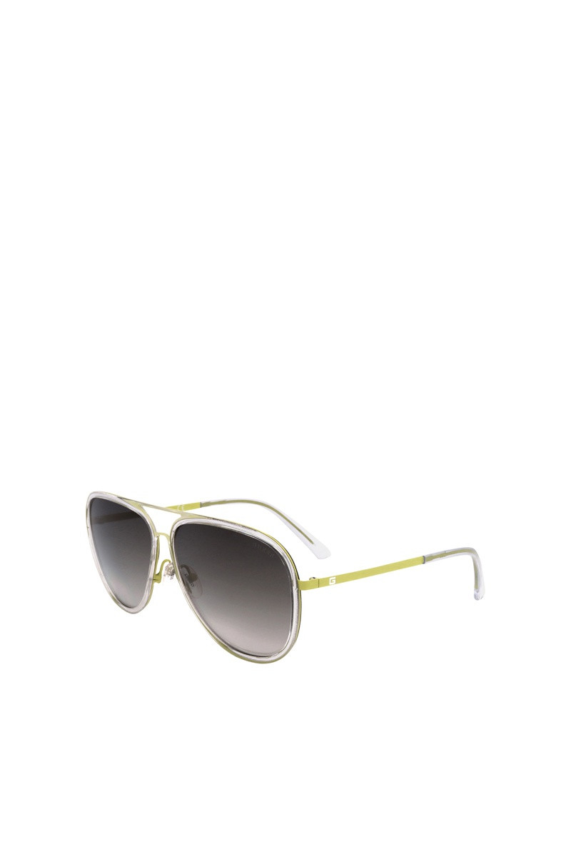 Lunettes de soleil homme - Catégorie 2 - Blanc et vert citron - 02 - 32917675