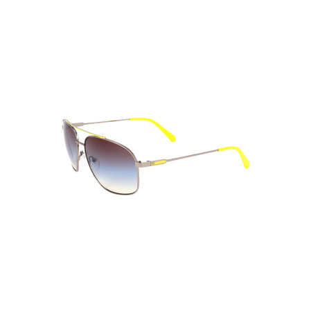 Lunettes de soleil homme - Catégorie 2 -  Argenté et jaune - 02 - 32917018