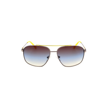 Lunettes de soleil homme - Catégorie 2 -  Argenté et jaune - 02 - 32917018