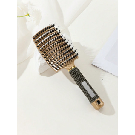 1 pièce Brosse plate aérée, brosse à cheveux simple et de haute qualité, peigne de massage du cuir chevelu, brosse à cheveux en nylon pour femmes pour eux aéré / brosse à cheveux aérée - 22229562