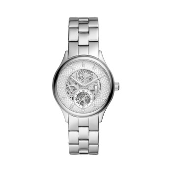 Montre automatique en acier Modern Sophisticate - Argenté - 02 - 32917639