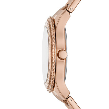 Montre à quartz en acier Stella Sport - Doré rose - 02 - 32826941