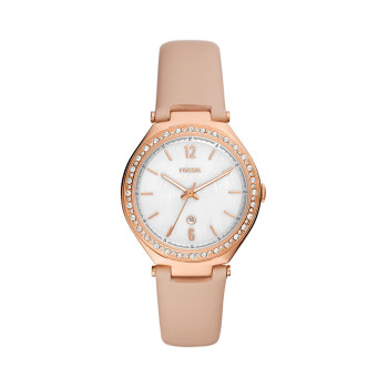 Montre à quartz en cuir Ashtyn - Rose - 02 - 32826942