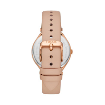 Montre à quartz en cuir Ashtyn - Rose - 02 - 32826942