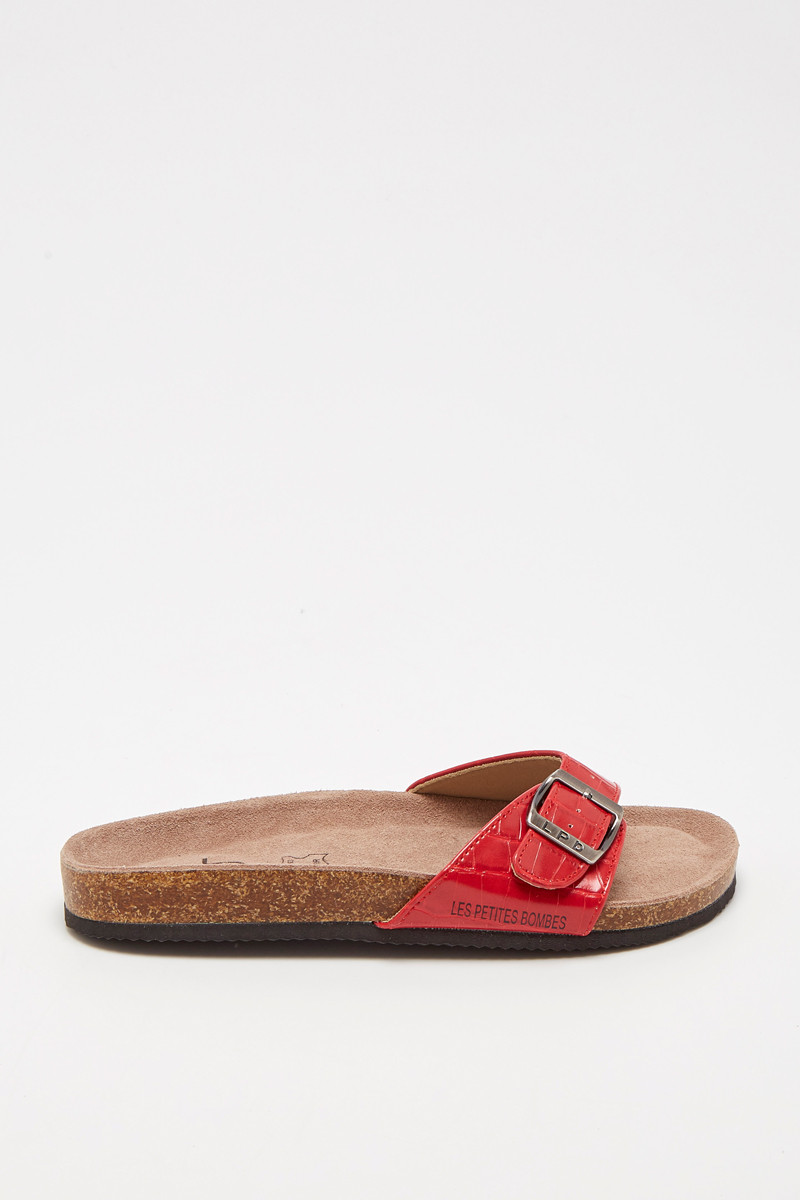 Mules vernies Disley - Rouge - 02 - 31109000