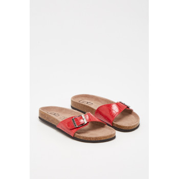 Mules vernies Disley - Rouge - 02 - 31109000